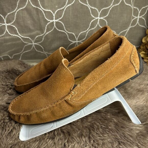(S5) Giorgio Brutini Tan Suede Moccasin Toe Shoes, Size 12M main image 14